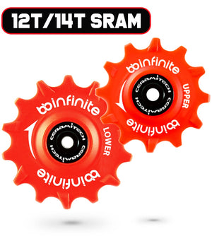 Sram Eagle mechanical and Eagle AXS 12/14T Ceramitech Pulley Set (set of 2)
