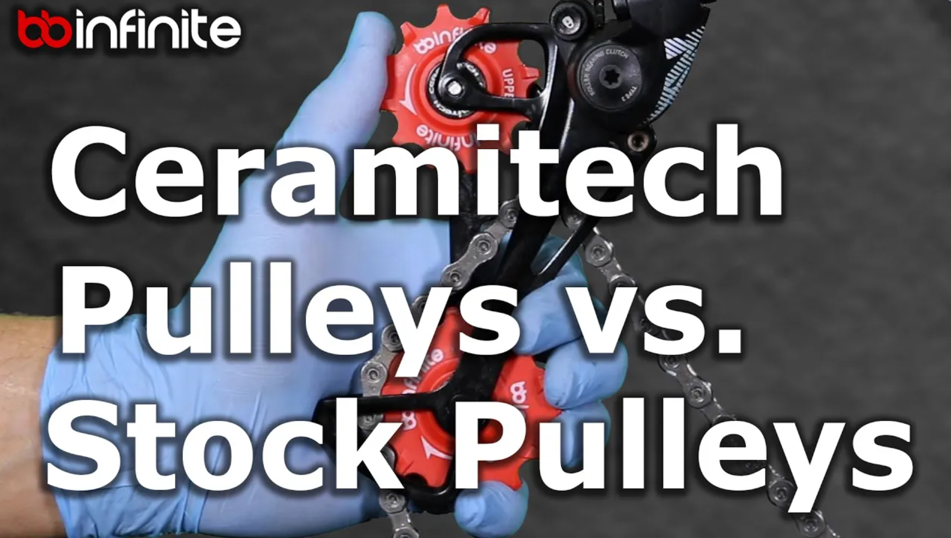 BBInfinite Ceramitech Pulleys VS. Stock Pulleys