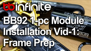 Yeti BB92 1-pc BBInfinite Module and RaceFace Next SL Install Part 1: Prep